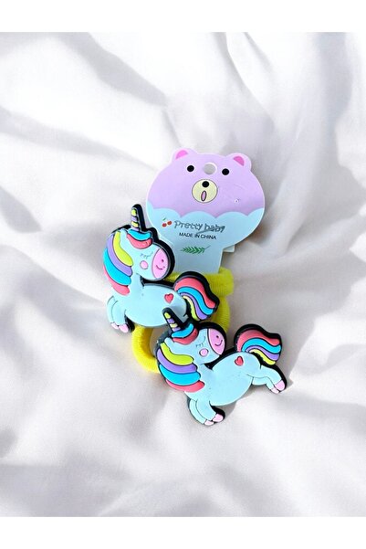 Takıtolia Cataramă pentru fetiță cu elastic dublu, cu figurină de unicorn