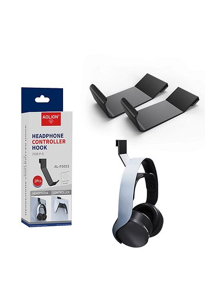 Choice 2pcs Hook 2pcs Host Earphone Hook Holder For Ps5 Controller Hook Headphone Holder Host Console Holde