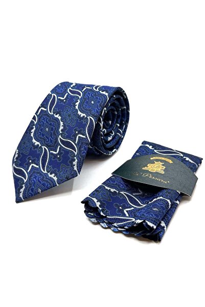 Kravatkolik Κλασική γραβάτα με μωβ σχέδιο σάλι KK12862