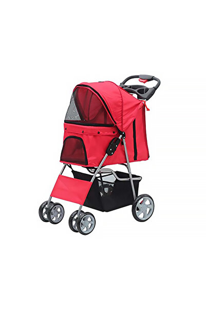 Pawise Köpek Arabası Kırmızı 68x46x100 Cm