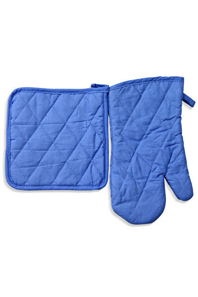Hotel Linen Klub 2-Piece Oven Mitt and Pot Holder Set - Multi-Functional Kitchen Essentials