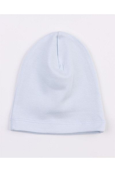 Mini Ropa Blue 12-24 Months Baby Kids Seasonal Combed Cotton Hat Beanie