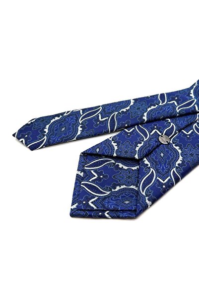 Kravatkolik Κλασική γραβάτα με μωβ σχέδιο σάλι KK12862