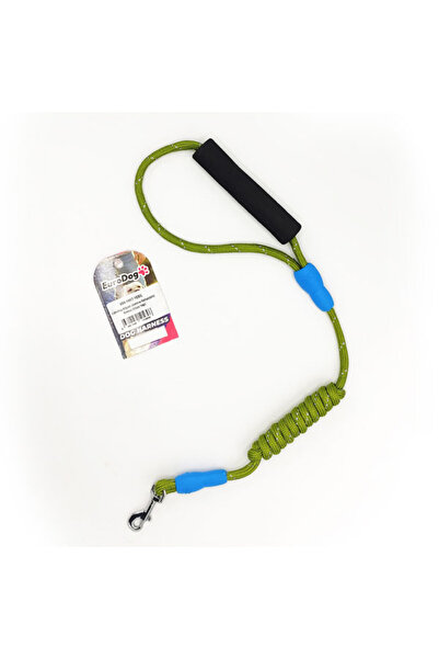 Eurodog Dog Extension Reflective 8Mmx120Cm Green