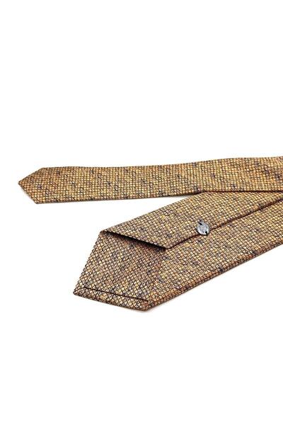 Kravatkolik Кърпичка с жълт квадратен мотив Класическа вратовръзка KK13063