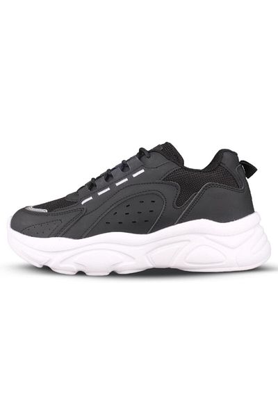M.P. Mp 242-2076, Black Women's Lace-Up Sneakers