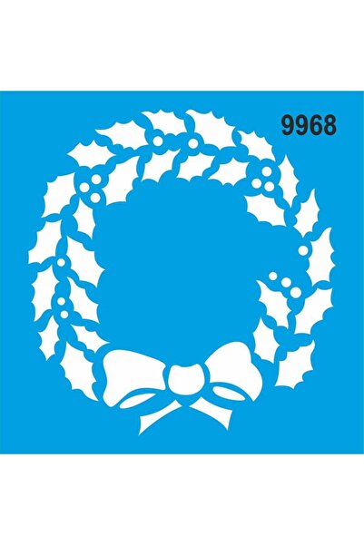 StencilSepeti Yılbaşı Süsü Stencil Boyama Şablonu