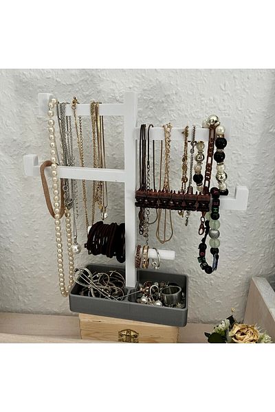 Goplast Premium Decorative Jewelry Stand, Jewelry, Earring, Bracelet, Necklace Set, Jewelry Cabinet Organizer