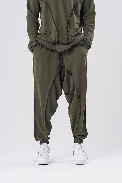 go gang own Bohemian Shalwar με ανυψωμένη μέση και λάστιχο στα πόδια