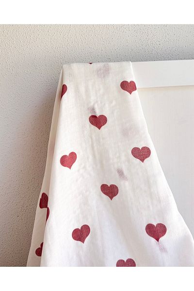 Little Dude 100% Organic Cotton Double Layer Patterned Muslin Blanket - 100*100