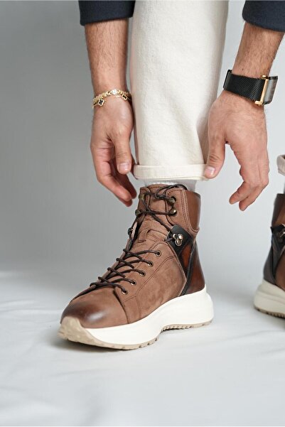 Faruk balkanas Μπότες από φυσικό δέρμα μοντέλου Rebalias