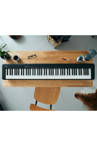 Casio بيانو رقمي CDP-S110BK أسود اللون 88 مفتاحًا