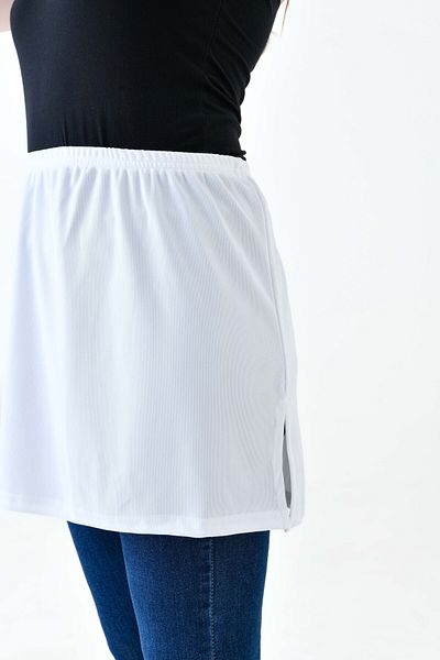 mirach Stretchy Lycra Combed Cotton Skirt and t Shirt Look Short 2 Pack