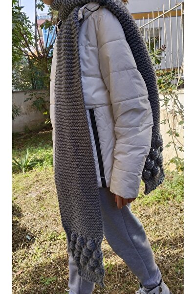 8 Ekim Tasarım Atölyesi وشاح التوت محبوك يدويًا