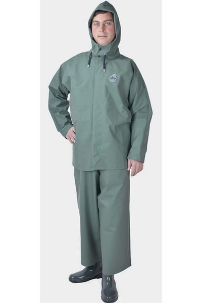 Nisan Yağmurluk Green Apron Type Fisherman Raincoat - M Χωρίς ραφή, δύο τεμάχια 1TK