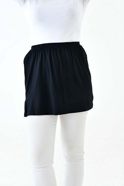 mirach Stretchy Lycra Combed Cotton Skirt and t Shirt Look Short 2 Pack