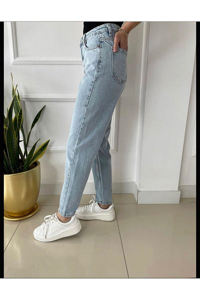 LAMİRA Karyıkama Mom Jean Flexible Damenjeans