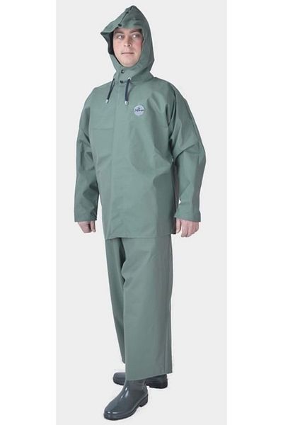 Nisan Yağmurluk Green Apron Type Fisherman Raincoat - M Χωρίς ραφή, δύο τεμάχια 1TK