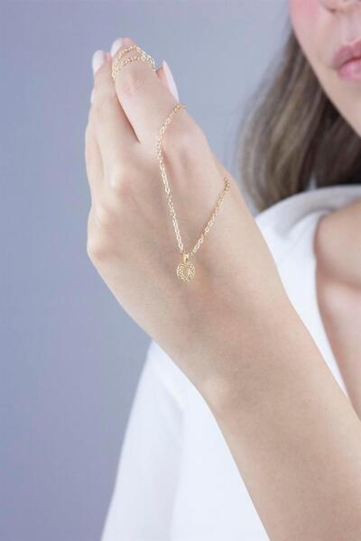 Sose Moda O Letter Gold Chain Necklace