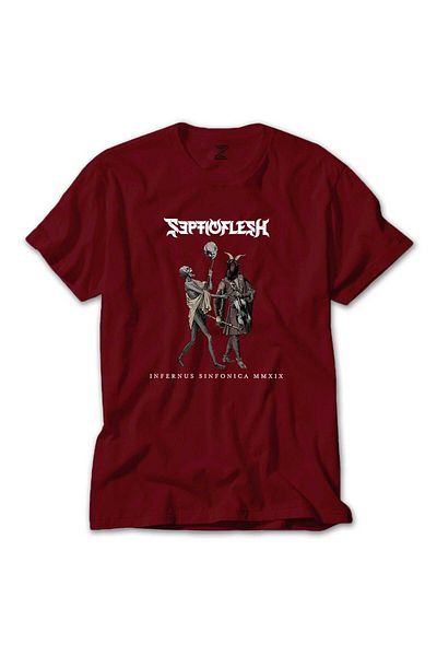 Z zepplin Septicflesh Infernus Sinfonica MMXIX Κόκκινο T-Shirt