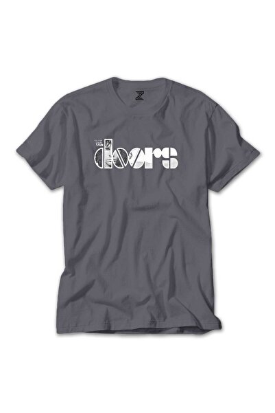 CrowsGate Tricou gri The Doors Logo