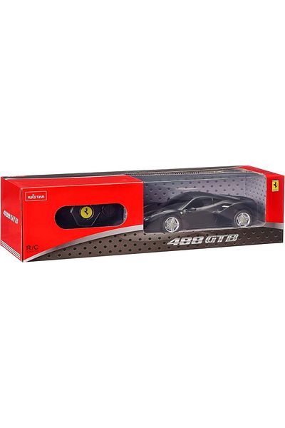 Rastar REMOTE CONTROL CAR FERRARI 488 GTB BLACK 1 TO 24 SCALE