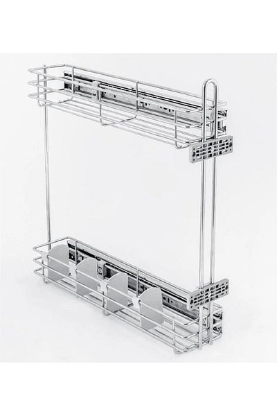 Gürçay 15 cm Telescopic Bottle Holder - with Contemporary Brake and Side Rail Ta27