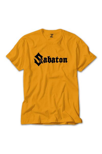 Z zepplin Κίτρινο μπλουζάκι με λογότυπο Sabaton