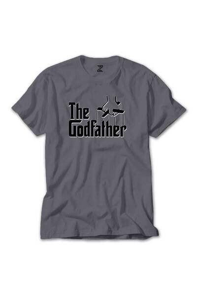 CrowsGate Tricou Pac Man Text Colorat Culoare Gri Mărimea 5XL