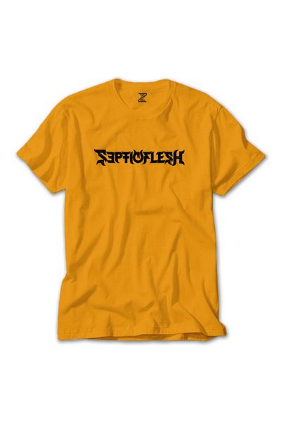 Z zepplin Κίτρινο μπλουζάκι με λογότυπο Septicflesh