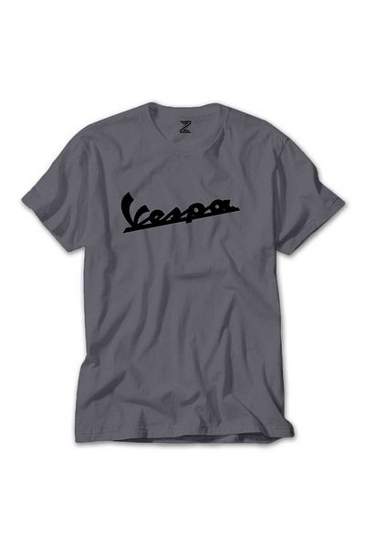 Z zepplin Vespa Logo 2 Γκρι T-Shirt