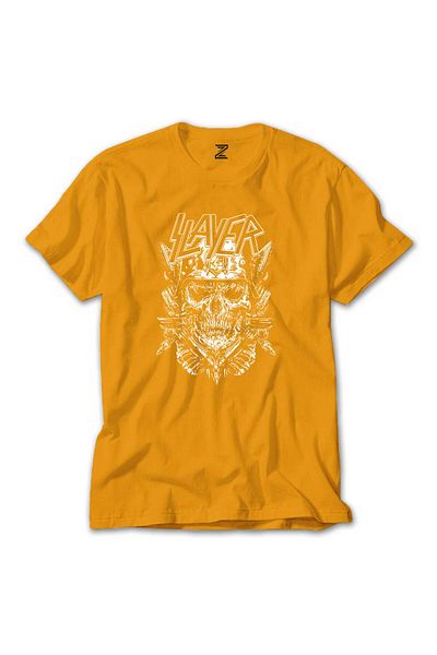 Z zepplin Κίτρινο μπλουζάκι Slayer Soilder Skull