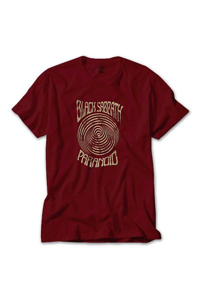 Z zepplin Μαύρο Σαββατ Παρανοϊκό Κόκκινο T-Shirt