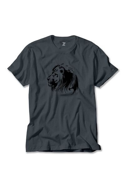 Z zepplin Μπλουζάκι καπνιστό Black Lion Silhouette