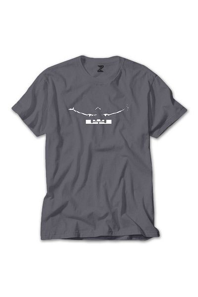 WAKHA Lebron James Logo History Gray T-Shirt