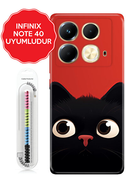 Cekuonline Infinix Note 11 30 60 Pro 40 Zero 30 Smart 5 4G Kılıf Figürlü Sili...