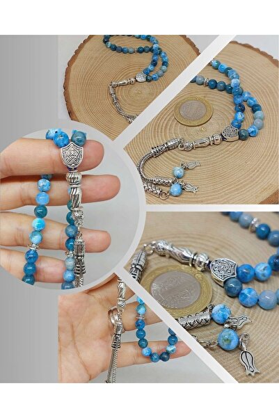 Yasamtohumu Apatitni kamen 33 molitvena perla 6mm (3208)