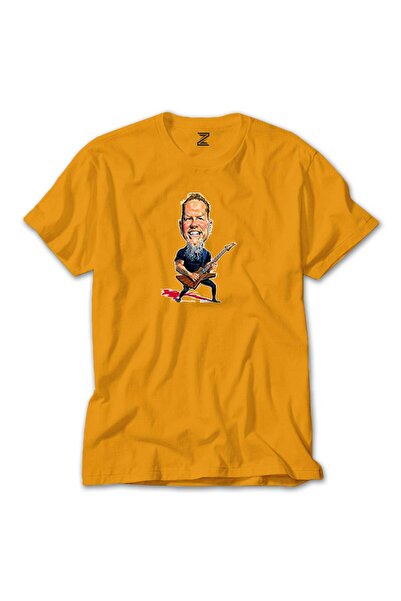 CrowsGate Tricou colorat cu desene animate Metallica James Hetfield, culoare ...