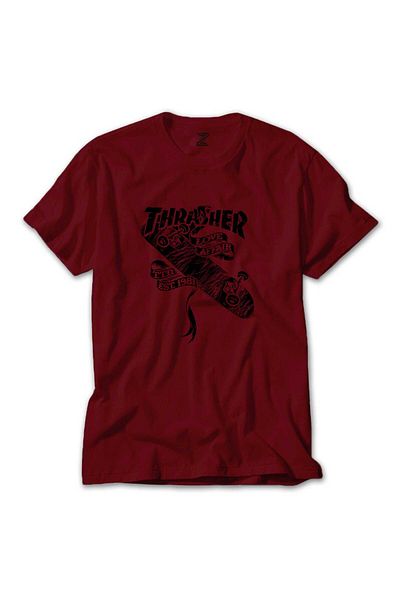 Z zepplin Thrasher Love Affair Κόκκινο T-Shirt
