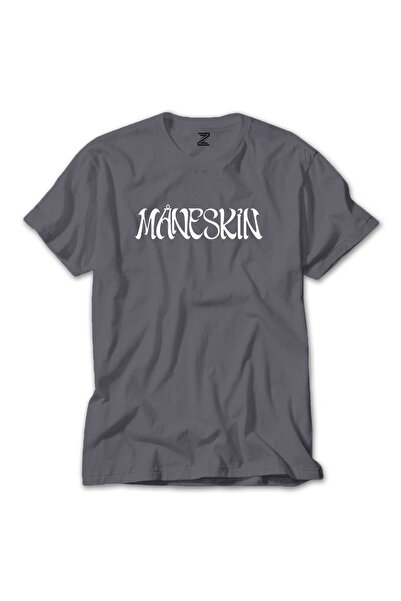 CrowsGate Tricou Gri Maneskin Text