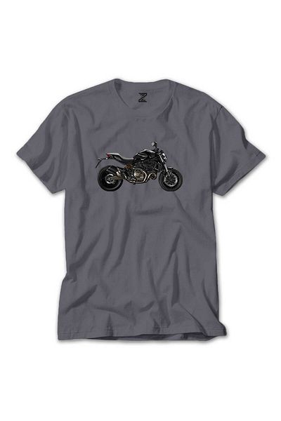 Z zepplin Μπλουζάκι γκρι Ducati Monster Motorcycle Monster 821