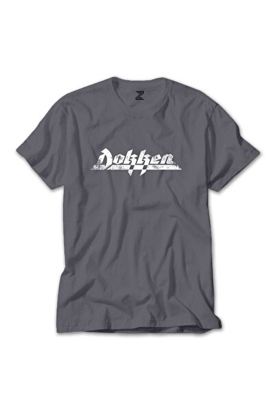 CrowsGate Γκρι μπλουζάκι με λογότυπο Dokken