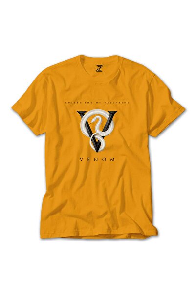 CrowsGate Tricou Bullet for My Valentine Venom Snake Colorat Galben