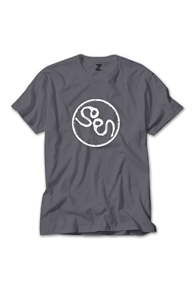 CrowsGate Γκρι T-Shirt με λογότυπο Soen