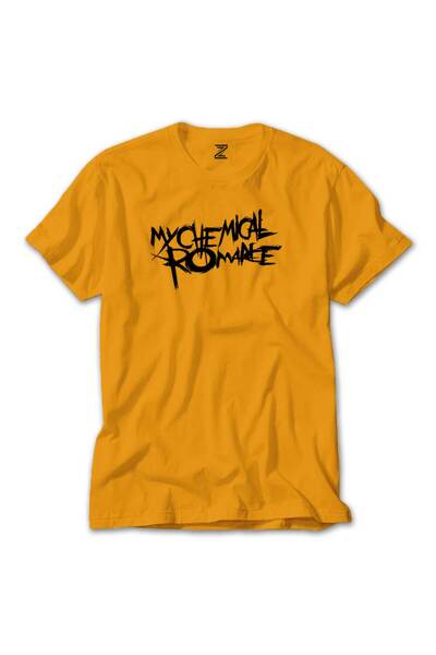 CrowsGate Tricou colorat cu simbolul logo-ului My Chemical Romance, culoare g...