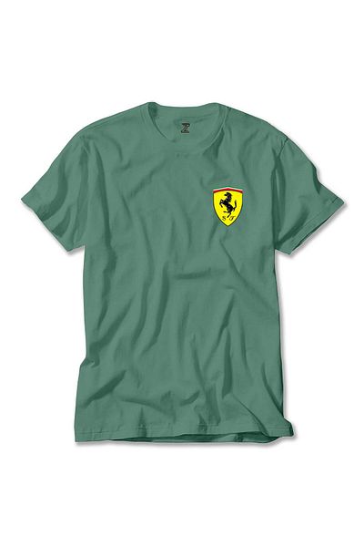 WAKHA Ferrari Logo Green T-shirt