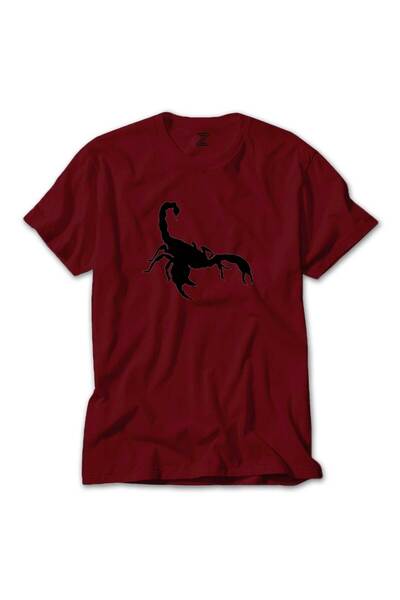 CrowsGate Μπλουζάκι με λογότυπο Scorpions σε λευκό χρώμα, κόκκινο χρώμα, μέγε...