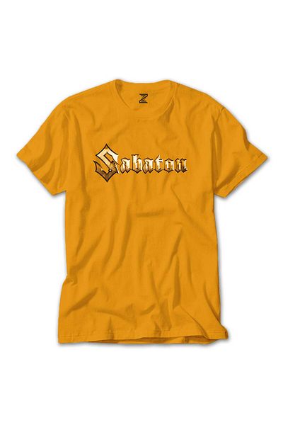 Z zepplin Μπλουζάκι Sabaton Logo Gold Yellow
