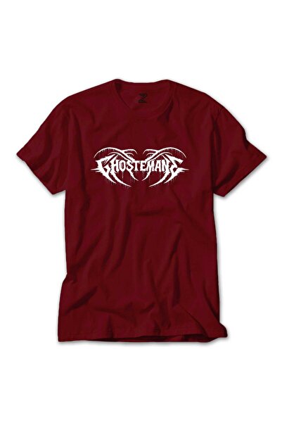 WAKHA Tricou roșu Ghostemane Text