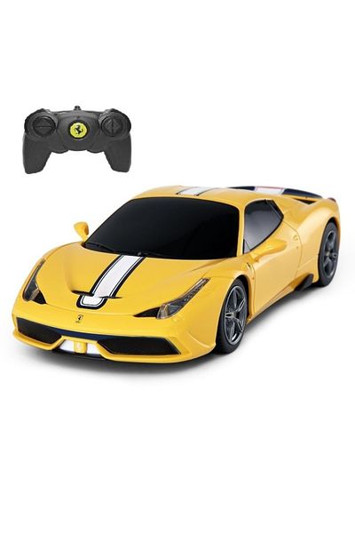 Rastar MASINA CU TELECOMANDA FERRARI 458 SPECIALE A GALBEN CU SCARA 1 LA 24